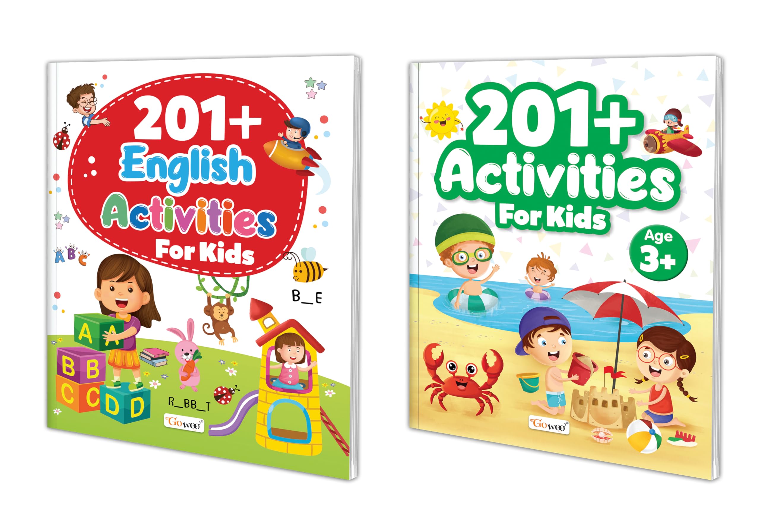 201+ Activities for Kids, Age 3+, 201+ English Activities For Kids : English activity book for kids, Preschool activity book, A