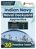Indian Navy Naval Dockyard Apprentice Recruitment Exam Book 2024 (English Edition)  30 Practice Tests (1500 Solved Mcq) With Fr