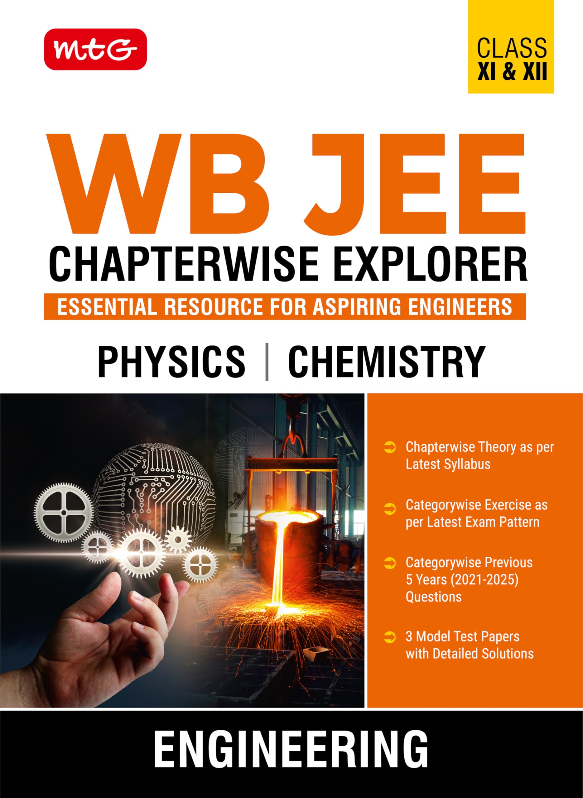 MTG WB JEE Chapterwise Explorer Physics & Chemistry For 20252026 Exam  WB JEE Engineering Previous Years Solved Papers (PYQ Bo