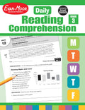 EvanMoor Daily Reading Comprehension, Grade 3  Homeschooling and Classroom Resource Workbook, Reproducible Worksheets, Teachin