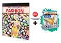 Fashion  Adult Colouring Book with 12 Colour Pencils + 1 Sharpner : Coloring book for peace and relaxation, Adult and Child Col