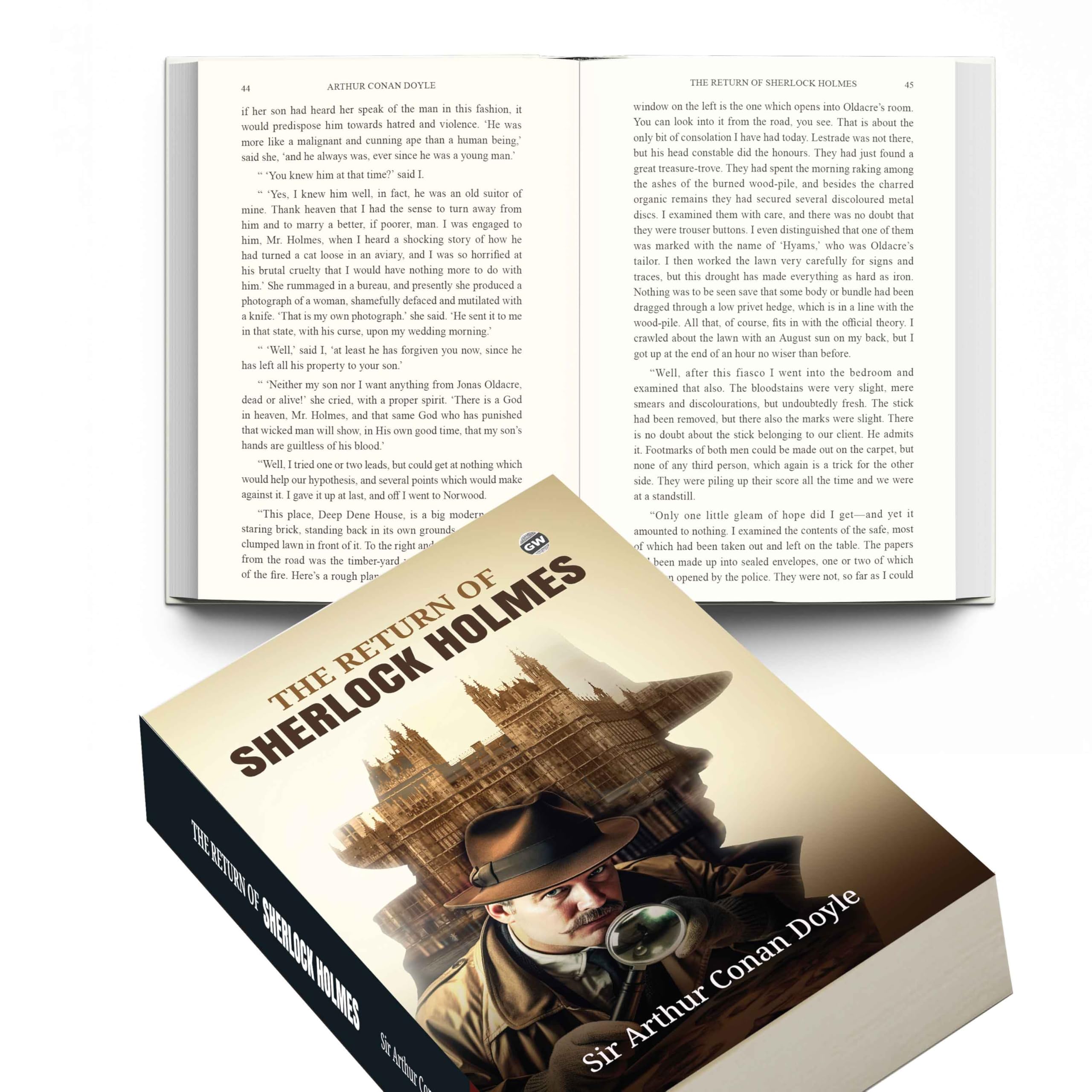 The Return of Sherlock Holmes (Paperback) : Famous Crime Classic, Legendary Detective Stories, Timeless English Fiction, Iconic 