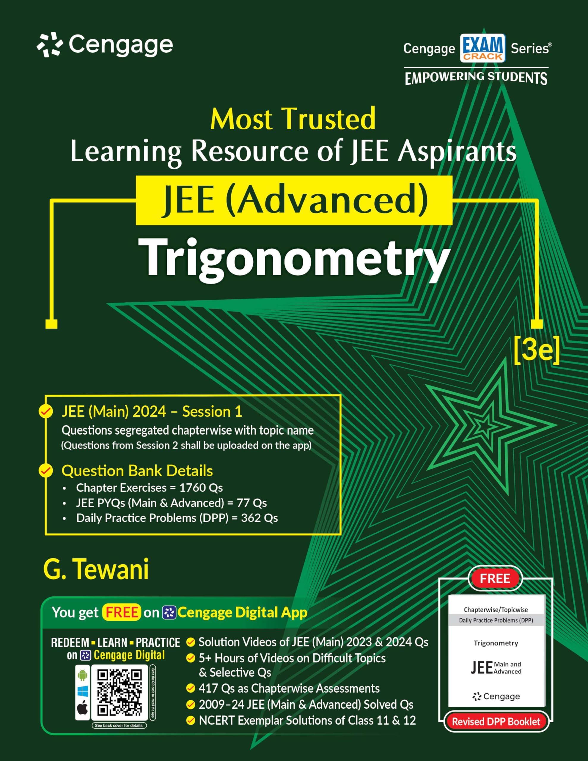 OLD EDITION JEE Advanced Trigonometry with Free Online Assessments and Digital Content 2024