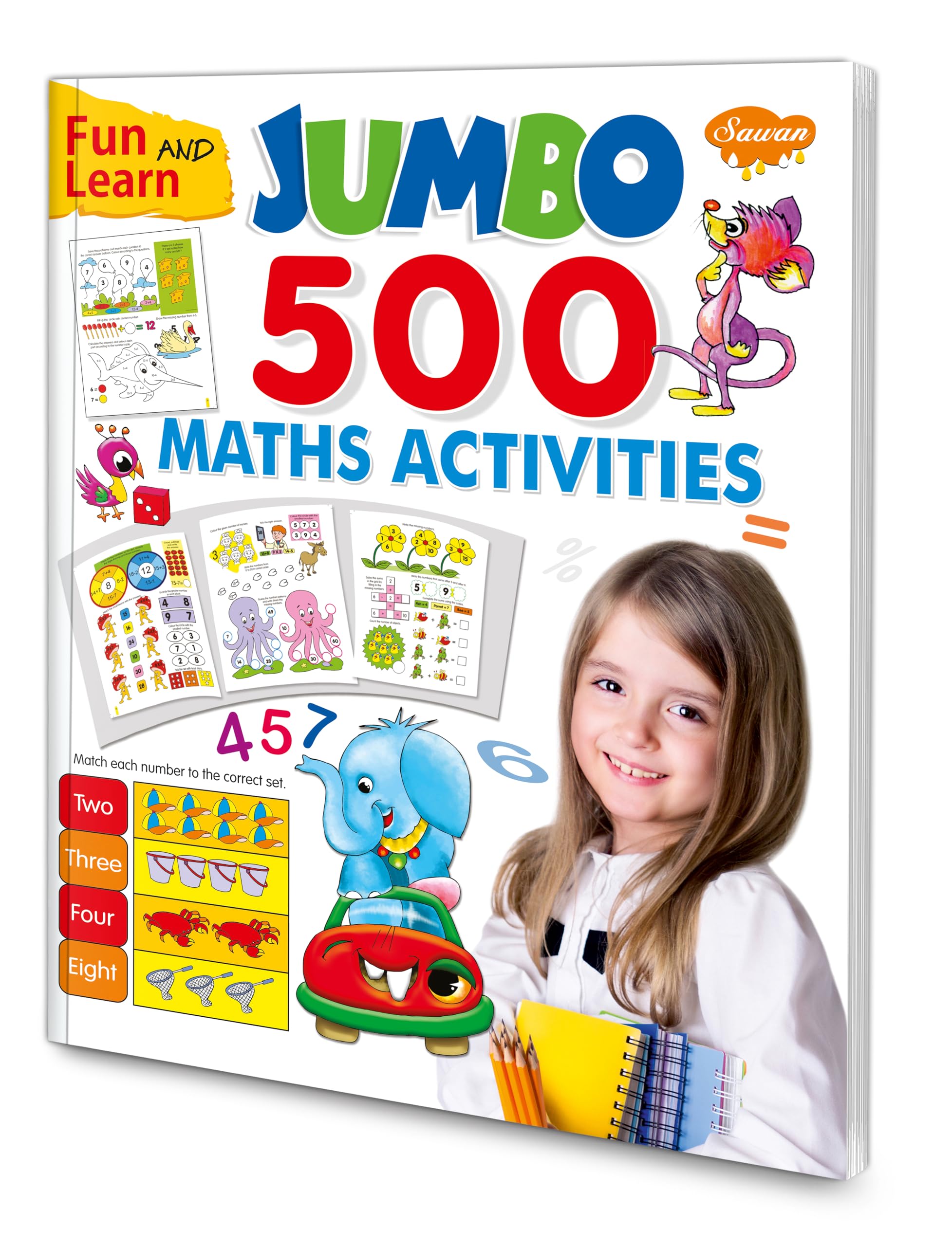 Learn And Fun Jumbo 500 Maths Activities