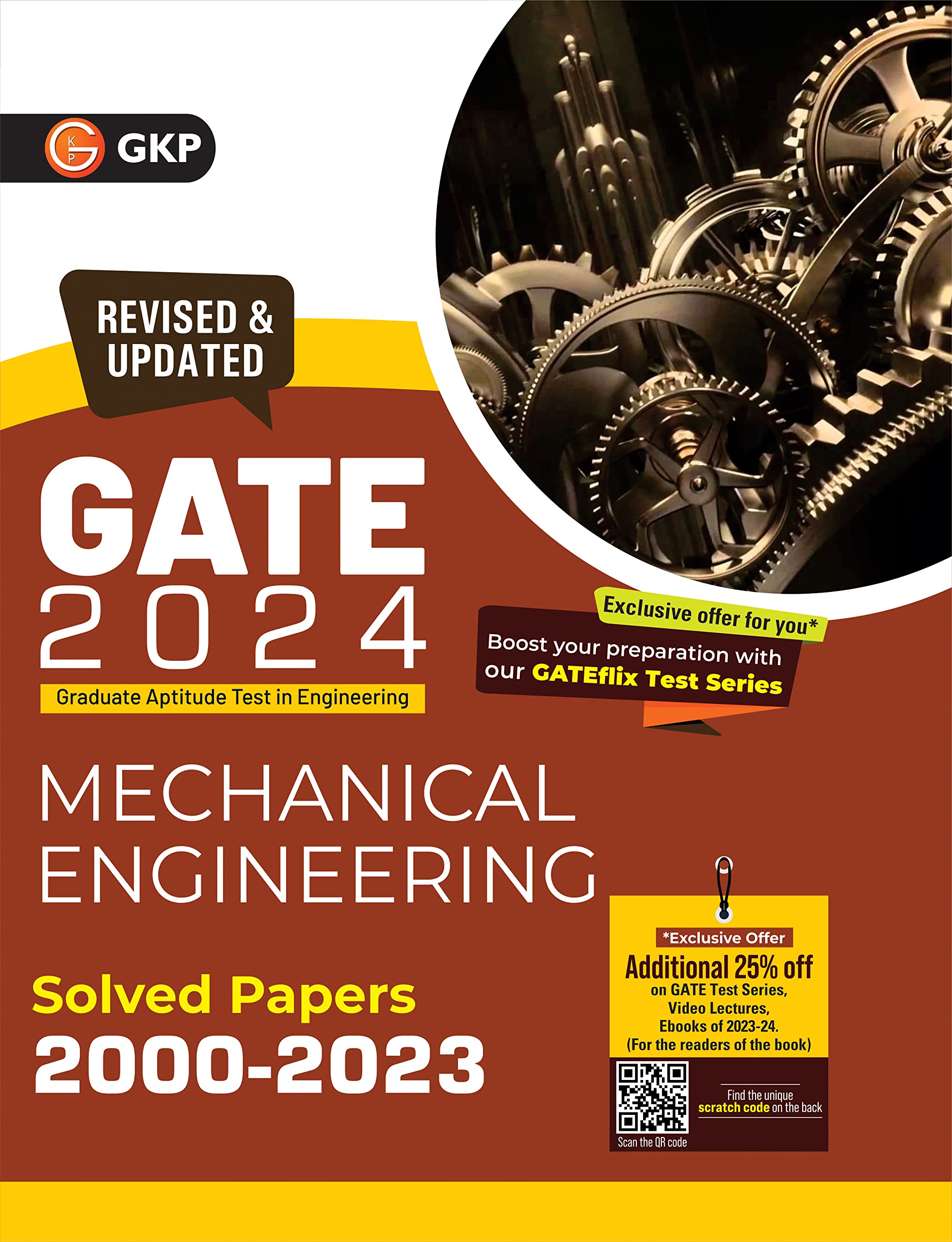 Gate 2024 : Mechanical Engineering  Solved Papers (20002023) By Gkp