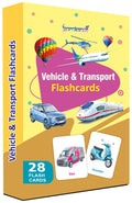 Vehicles Flash Cards For Kids