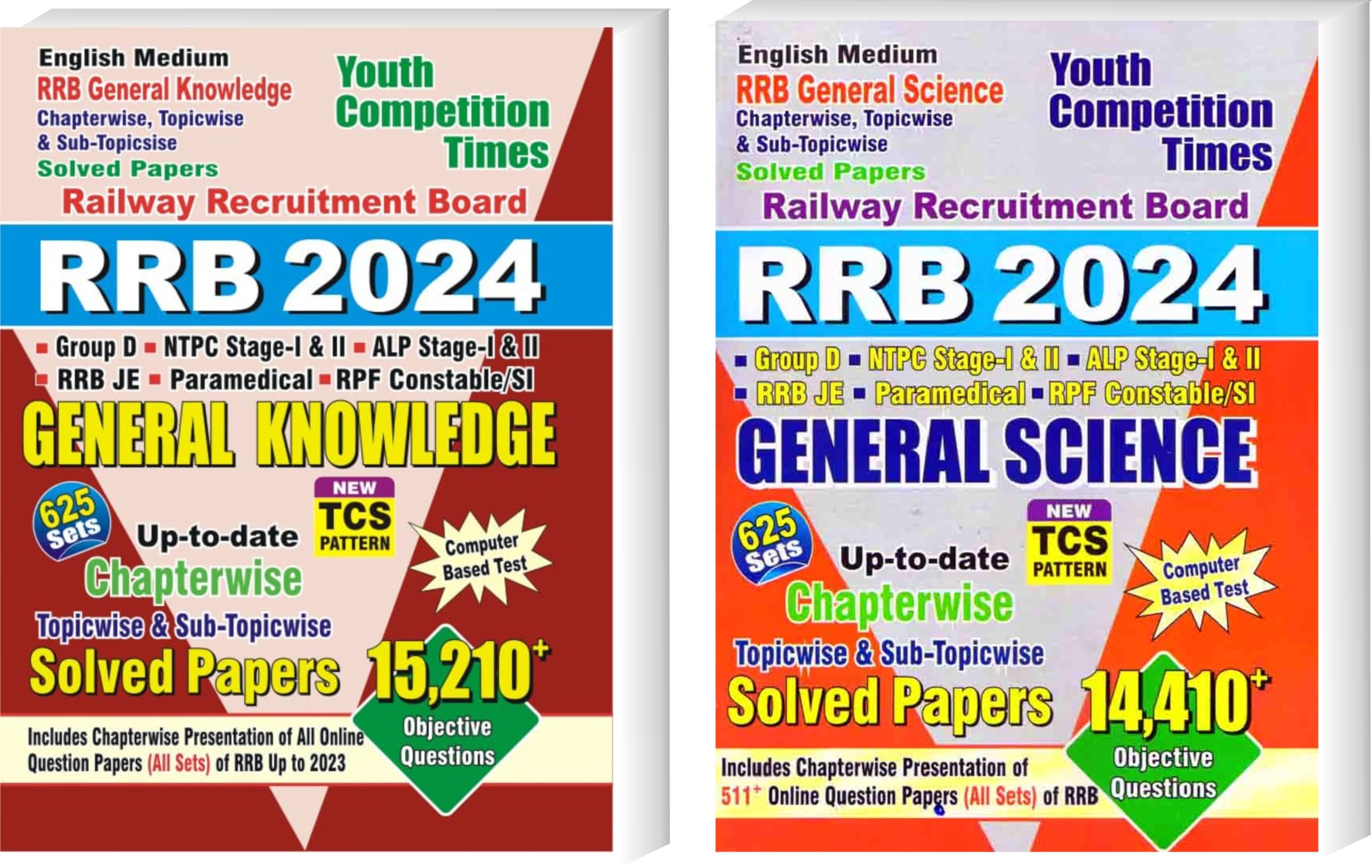 Youth Competition Times RRb General Knowledge + General Science | Chapterwise,Topicwise,SubTopicwise Solved Papers | English Me