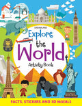Explore the World Activity Book with Stickers and 3D Models | Interactive Geography Activity Book with Stickers, Puzzles & 3D Mo