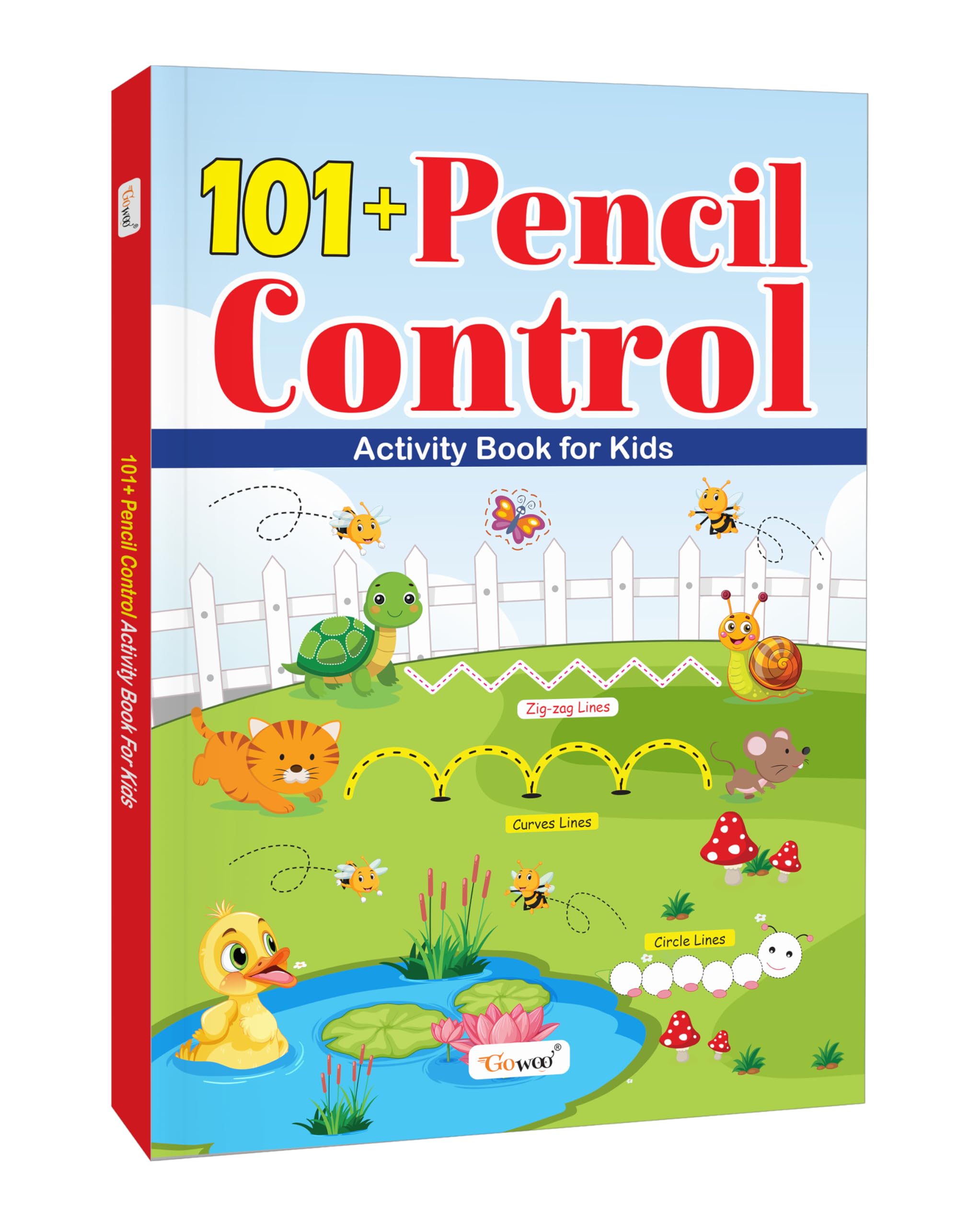101+ Pencil Control Activity Book for Kids : Fun Activity Book for Toddlers, Book for Early Learners, Early learning book for ki