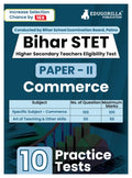Bihar Stet Paper Ii : Commerce 2024 (English Edition) | Higher Secondary (Class 11 & 12)  Bihar School Examination Board (Bseb)