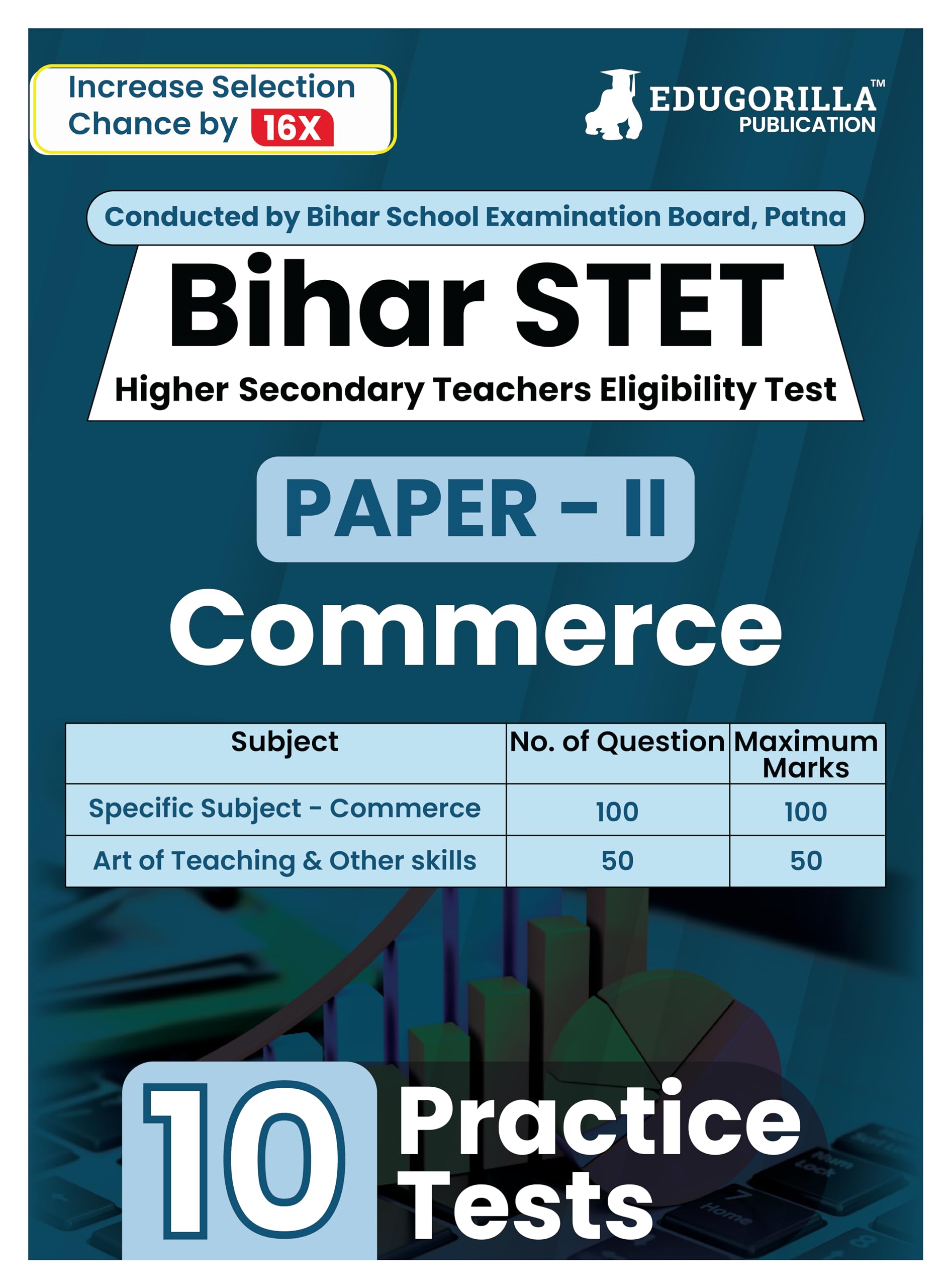 Bihar Stet Paper Ii : Commerce 2024 (English Edition) | Higher Secondary (Class 11 & 12)  Bihar School Examination Board (Bseb)