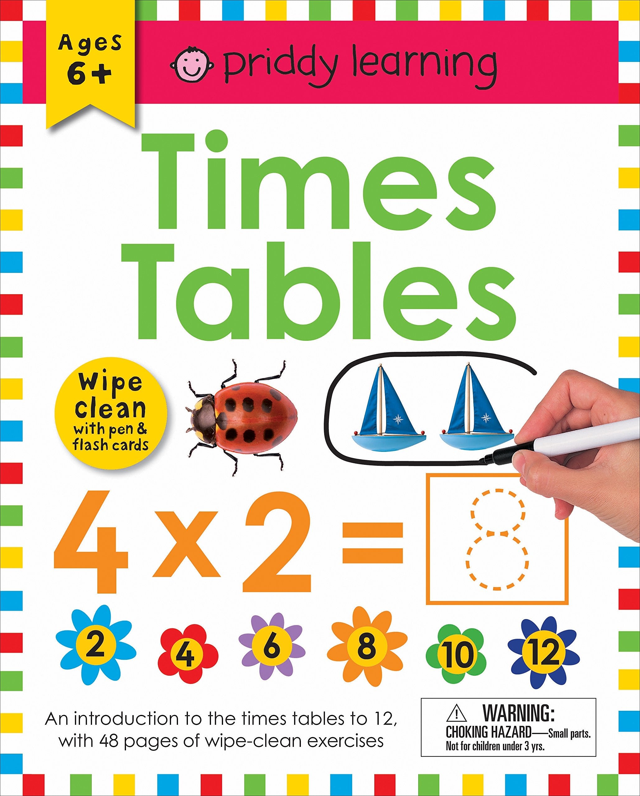 Wipe Clean Workbook: Times Tables (enclosed spiral binding): Ages 6+; wipeclean with pen & flash cards (Wipe Clean Learning Boo