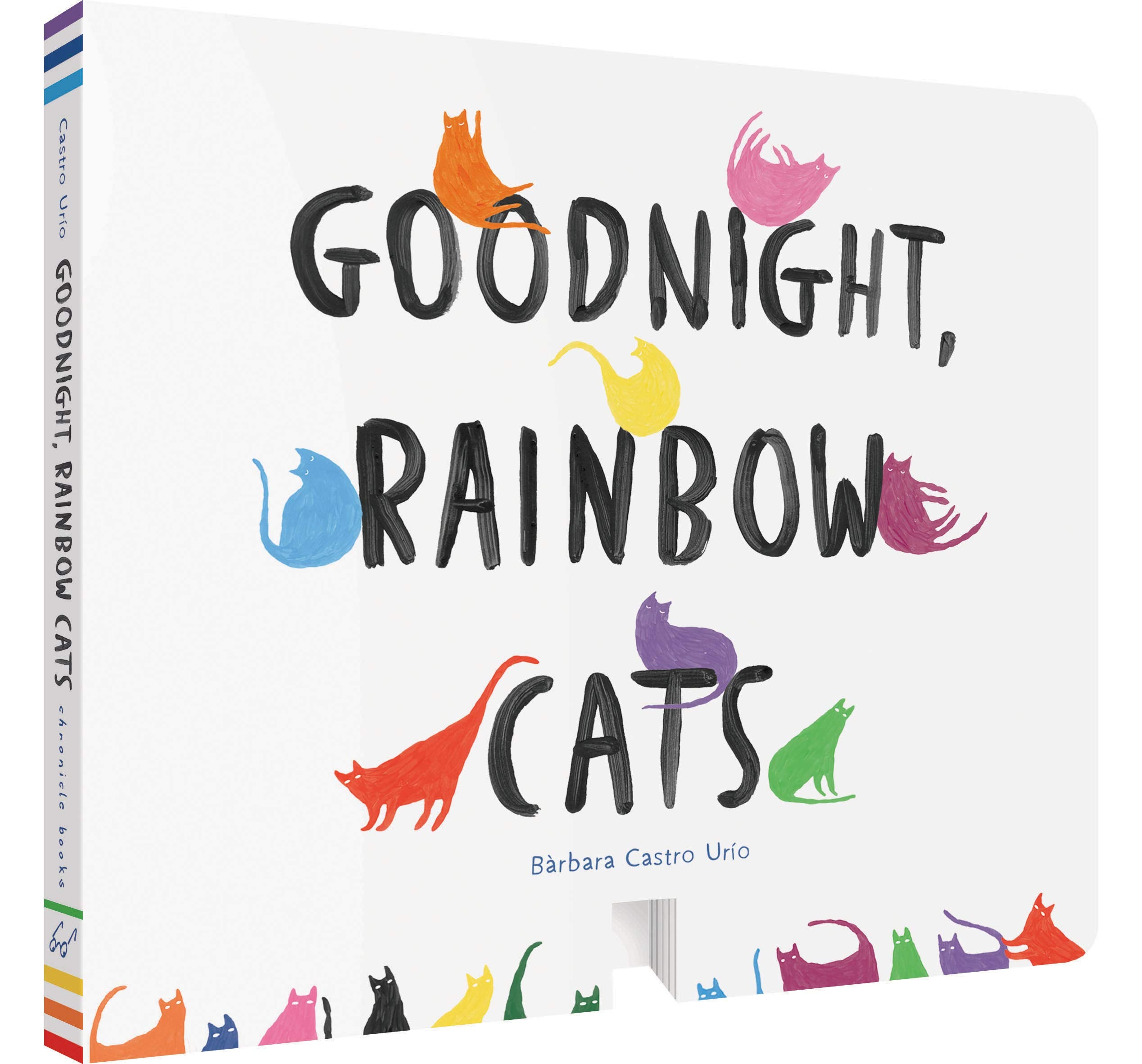 Goodnight, Rainbow Cats: (Baby Shower Gift, Bedtime Board Book, Childrens Cat Themed Board Book)