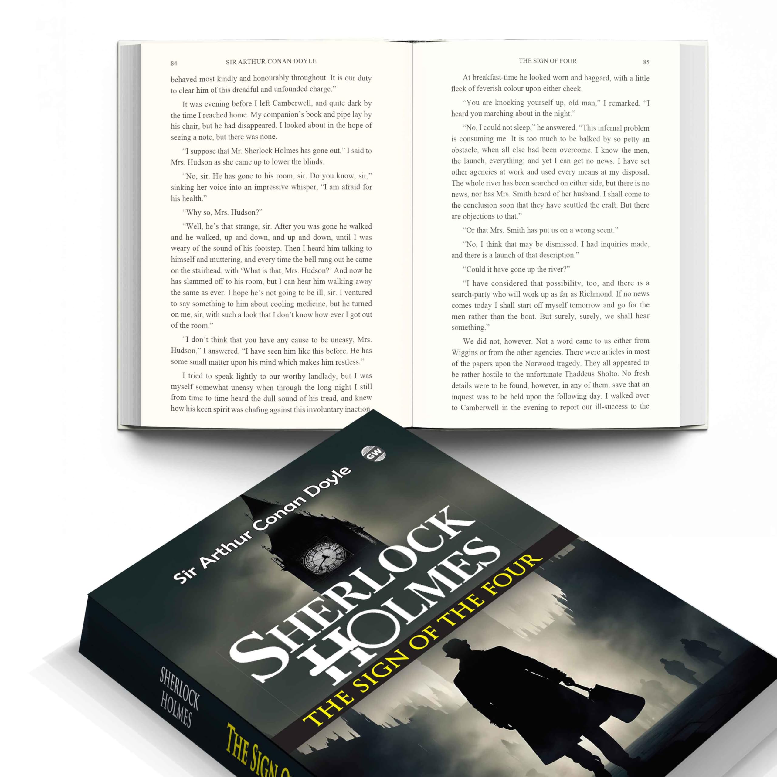 Sherlock Holmes  The Sign of Four (Paperback) : Iconic Sherlock Holmes Story, Classic Mystery Adventure, Famous Novel of Crime 
