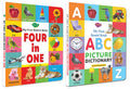 Sawan Set Of 2 Books My First Board Book (Abc Picture Dictionary, Four In One) [Board Book] Sawan