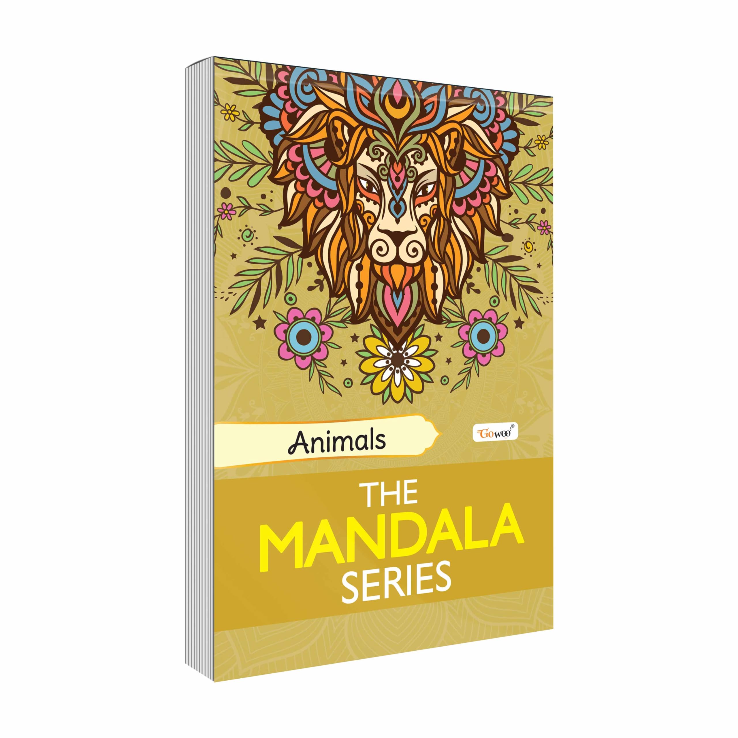 Animals  The Mandala Series : Relaxation and Mindfulness Colouring Book, Stress Relief Art Therapy for Adults, Animal inspired
