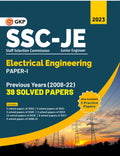 Ssc Je 2023 : Paper I  Electrical Engineering  39 Previous Years Solved Papers (200822) By Gkp