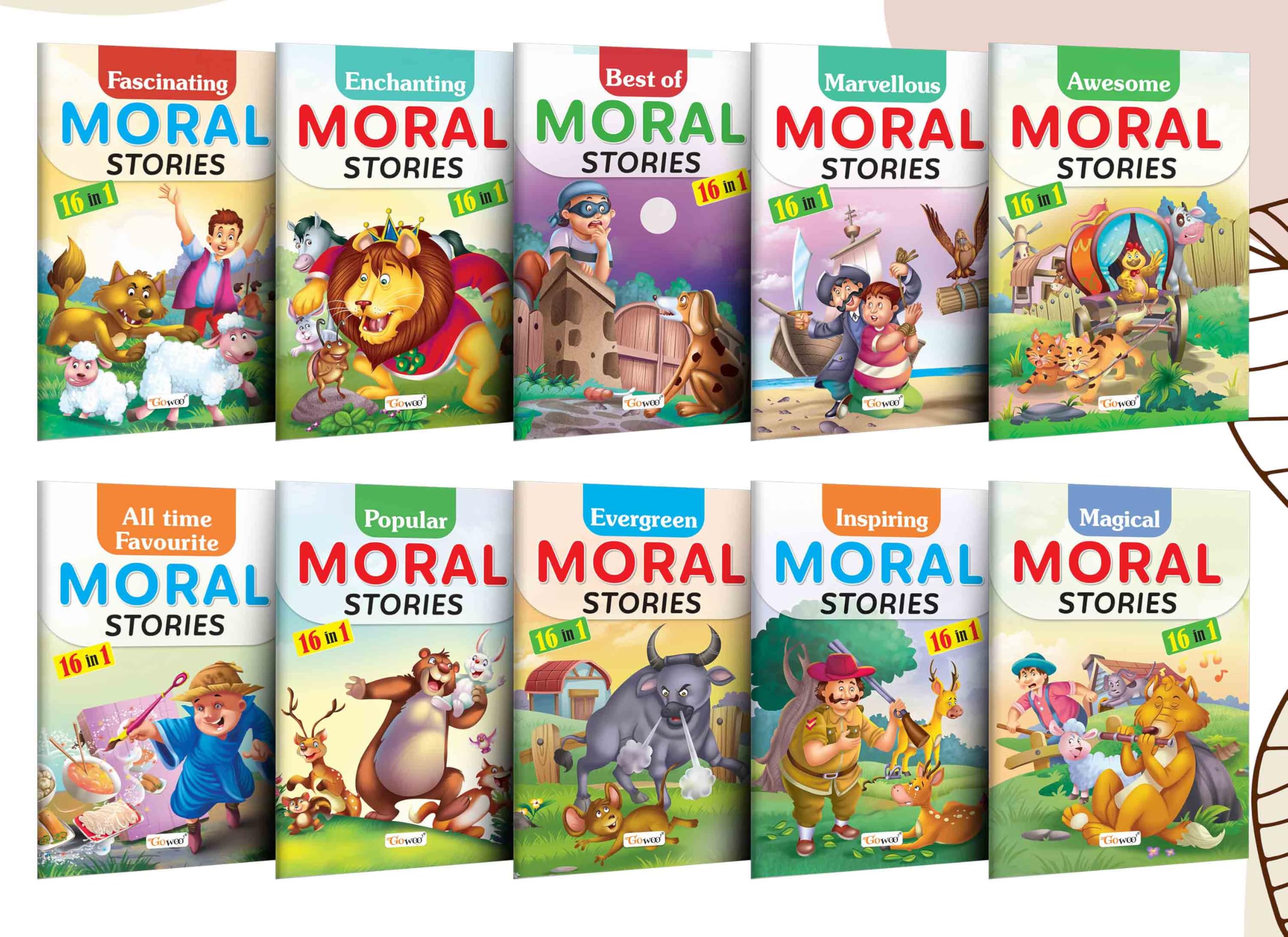Essential Book Of All In One Story Book Set : My First Picture Library Set, Educational picture Story books for toddlers, Collec