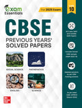 CBSE Class 10 PYQs (20172024) Previous Years Solved Papers | Science, Mathematics (Standard), Social Science, English | Incl