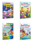 My First Reader  Bosky and the Parcel, Pansy and the Pot of Honey, Buttercup Saves Smurf and Crystal and her Lying Ways : Early