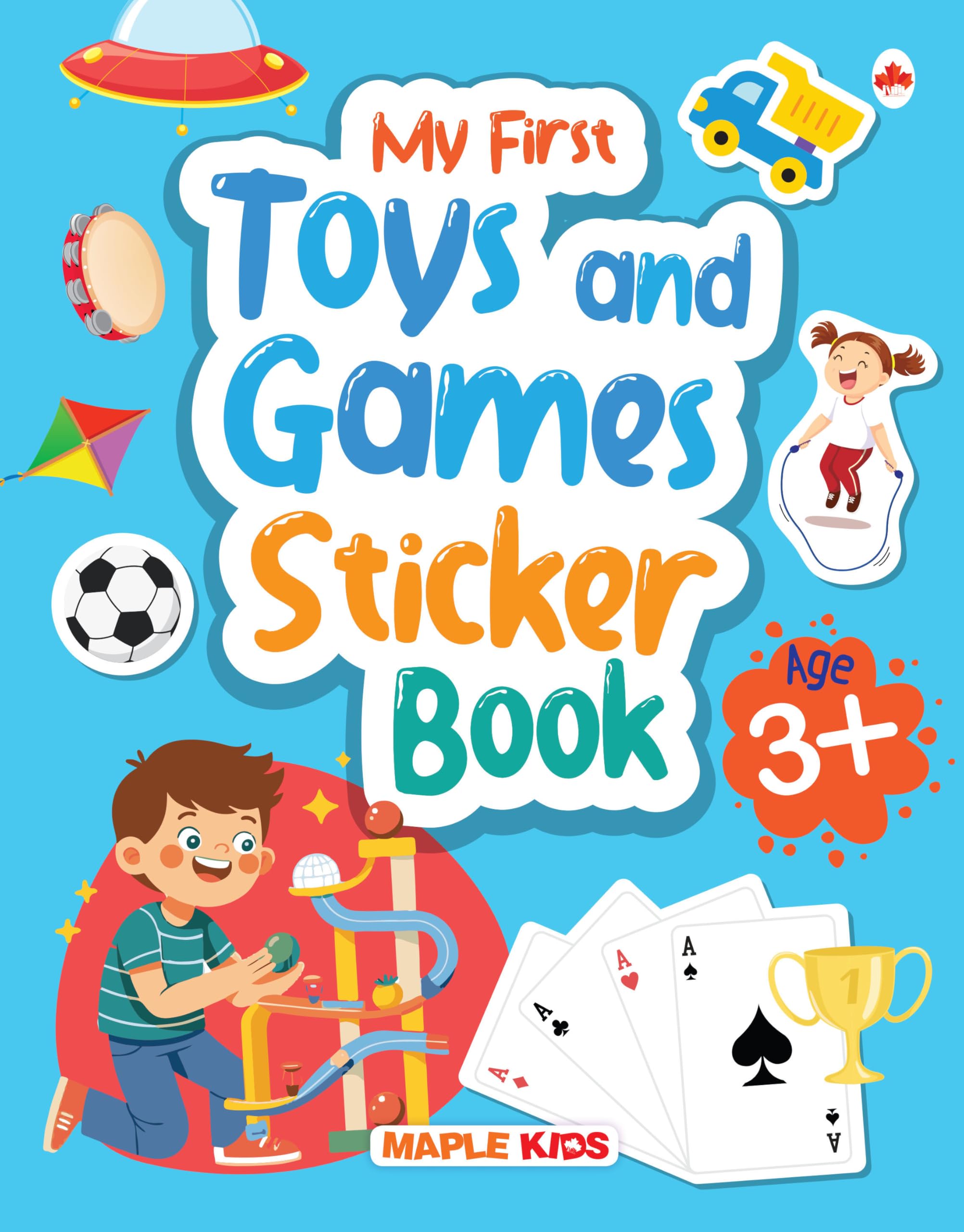 My First Sticker Book  Toys And Games  Activity Book For Kids  Stickers For Children  Age 3+ Years