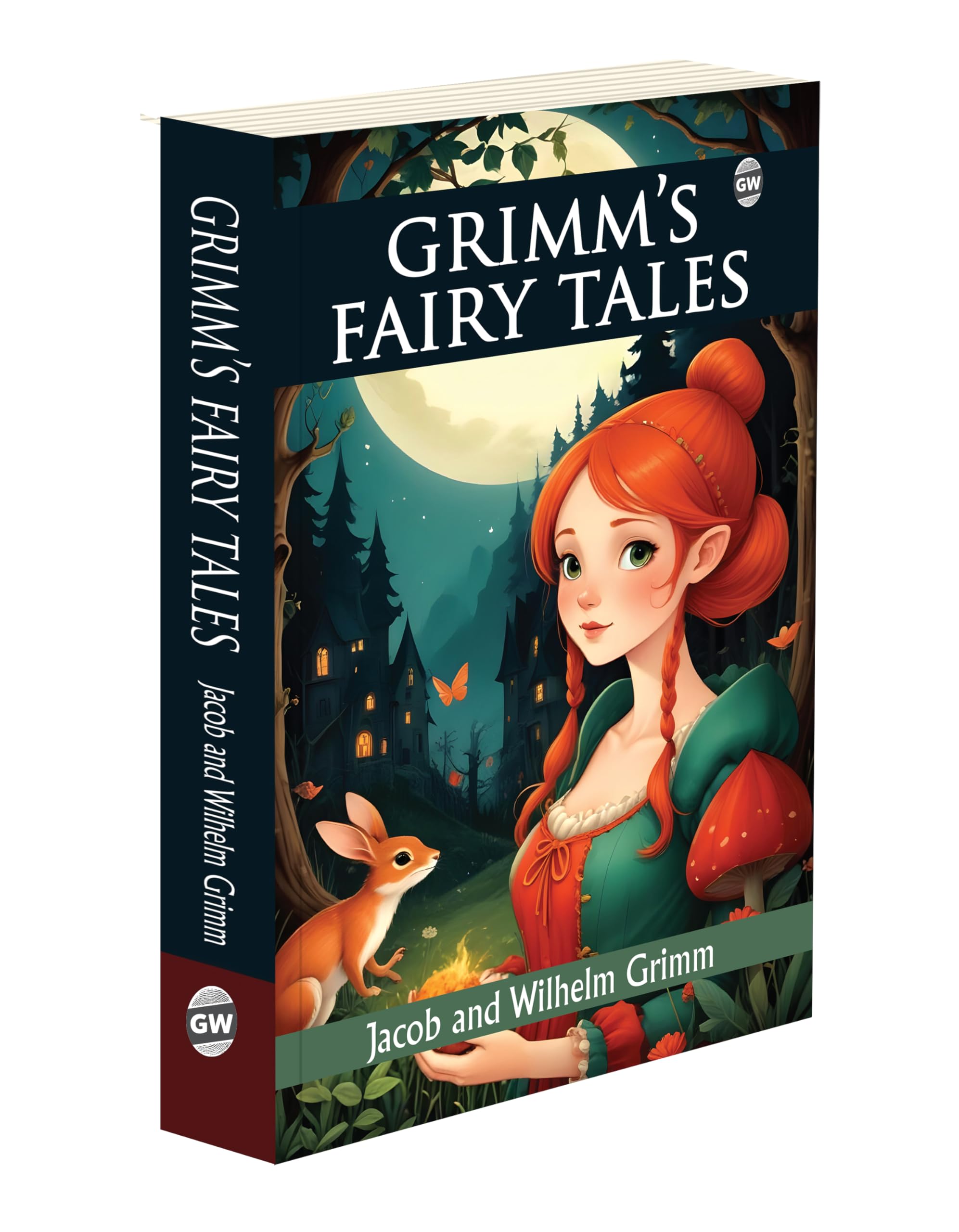 The Complete Grimms Fairy Tales (Paperback) : Fairy tale collection, childrens story classics, folklore literature book, world 