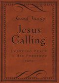 Jesus Calling, Small Brown Leathersoft, with Scripture References: Enjoying Peace in His Presence (A 365Day Devotional)