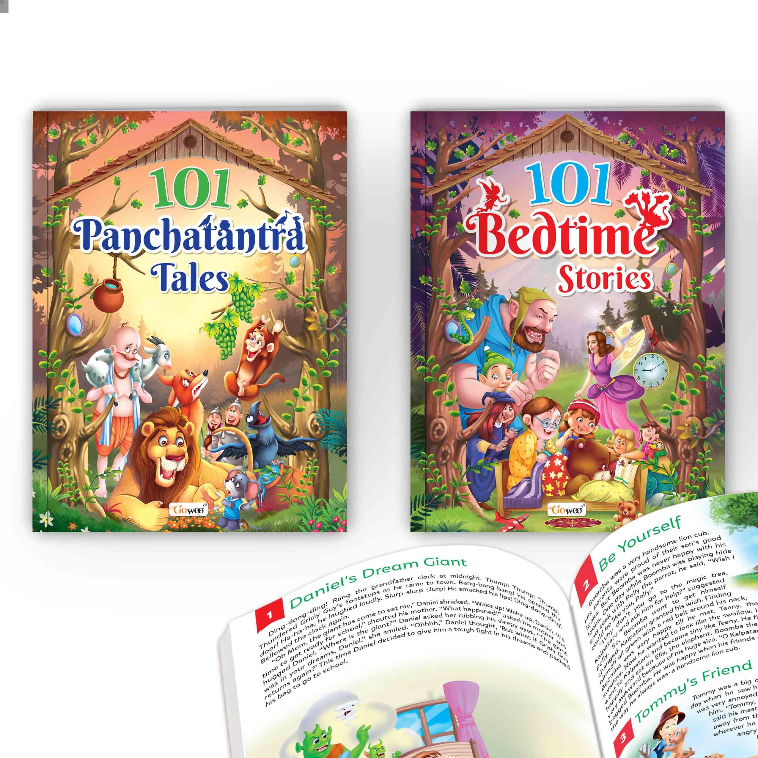 101 Bedtime Stories and 101 Panchatantra Tales (Ages 312) (Paperback) : panchatantra and kids bedtime stories combo, storybook 