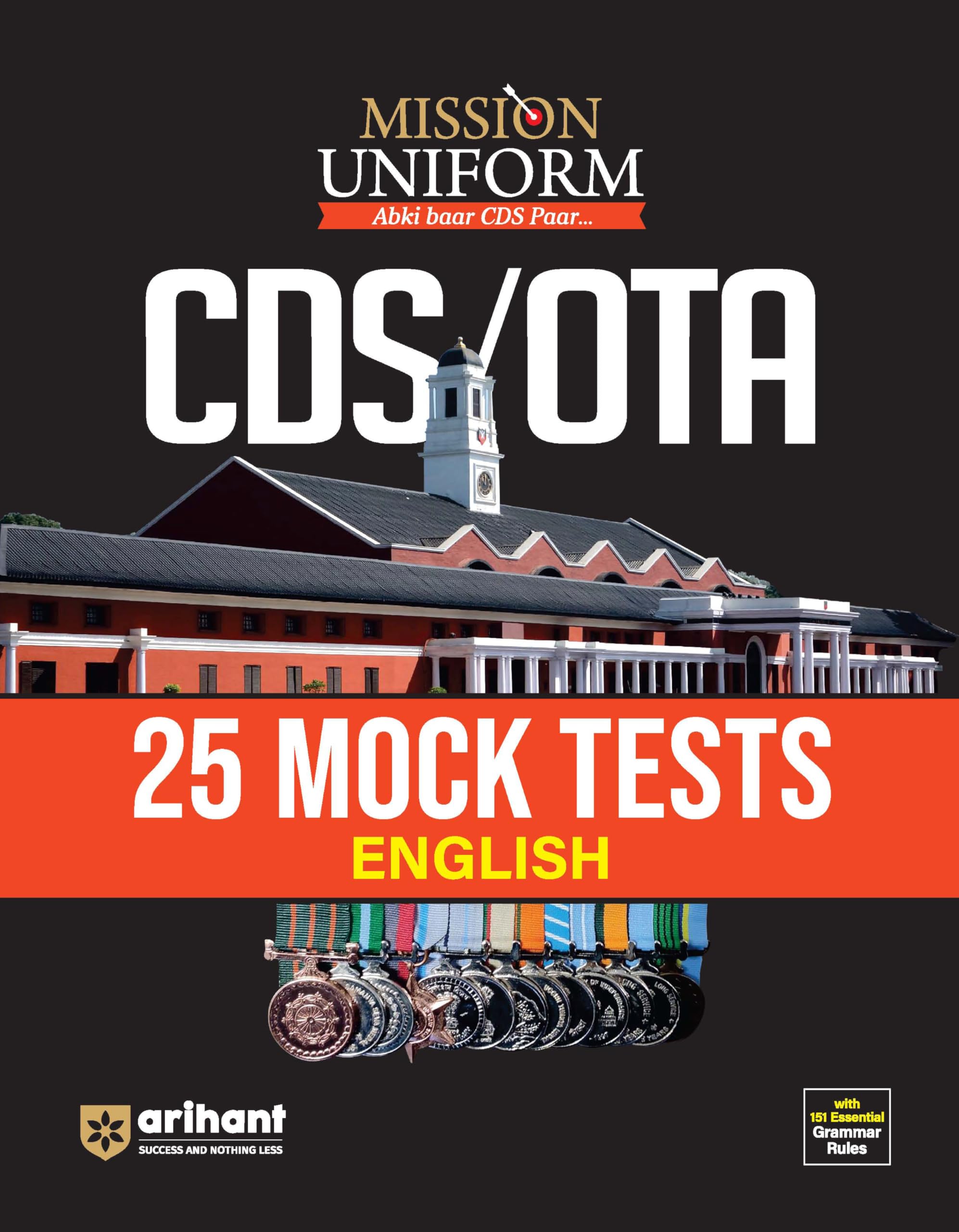 Mission Uniform CDS/OTA 2025 | 25 Mock TestsEnglish | English Medium