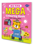 My Pink Mega Colouring Book With Colour Hints | A Kaleidoscope Of Coloring