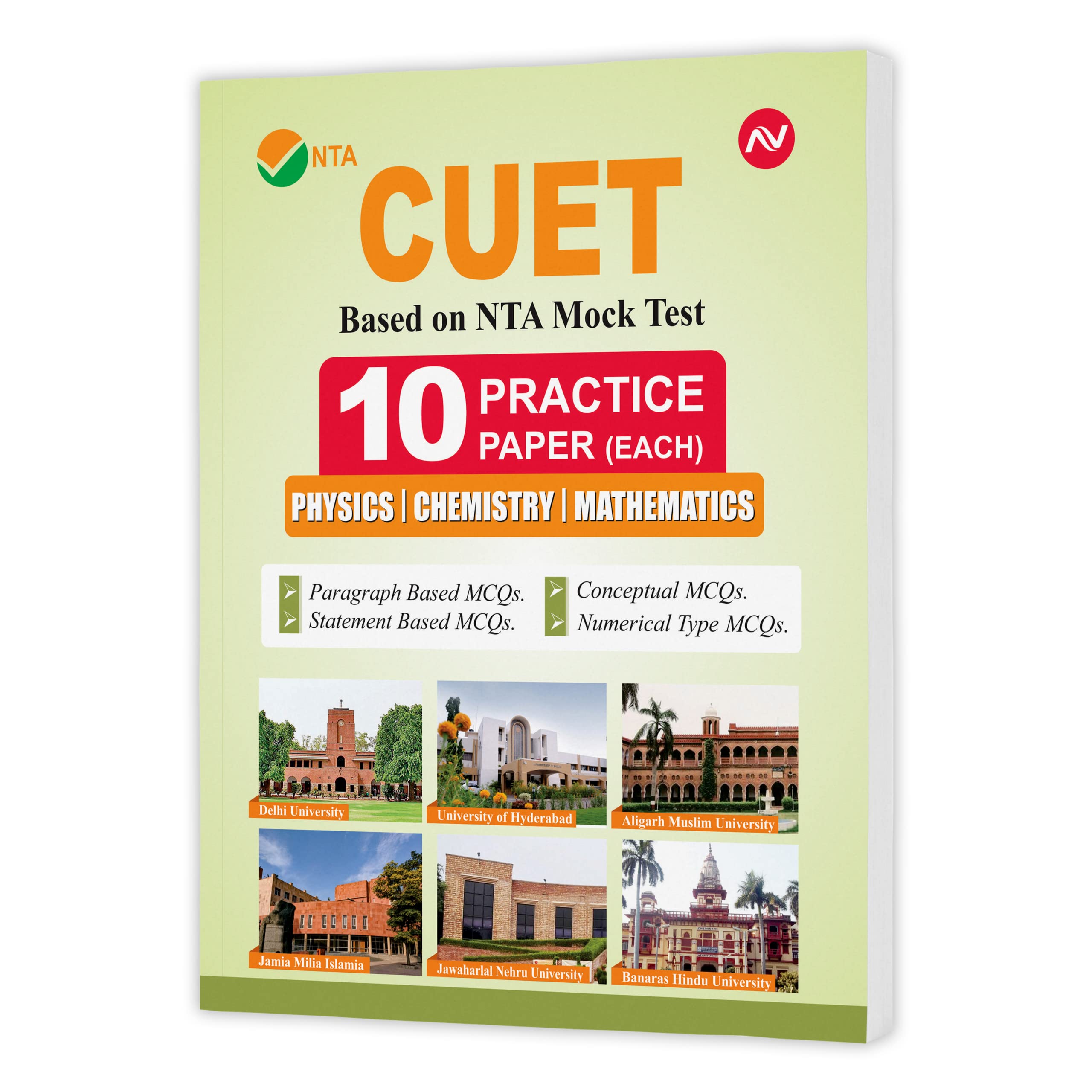 Cuet (Ug) Science (Physics, Chemistry And Maths)10 Practise Paper