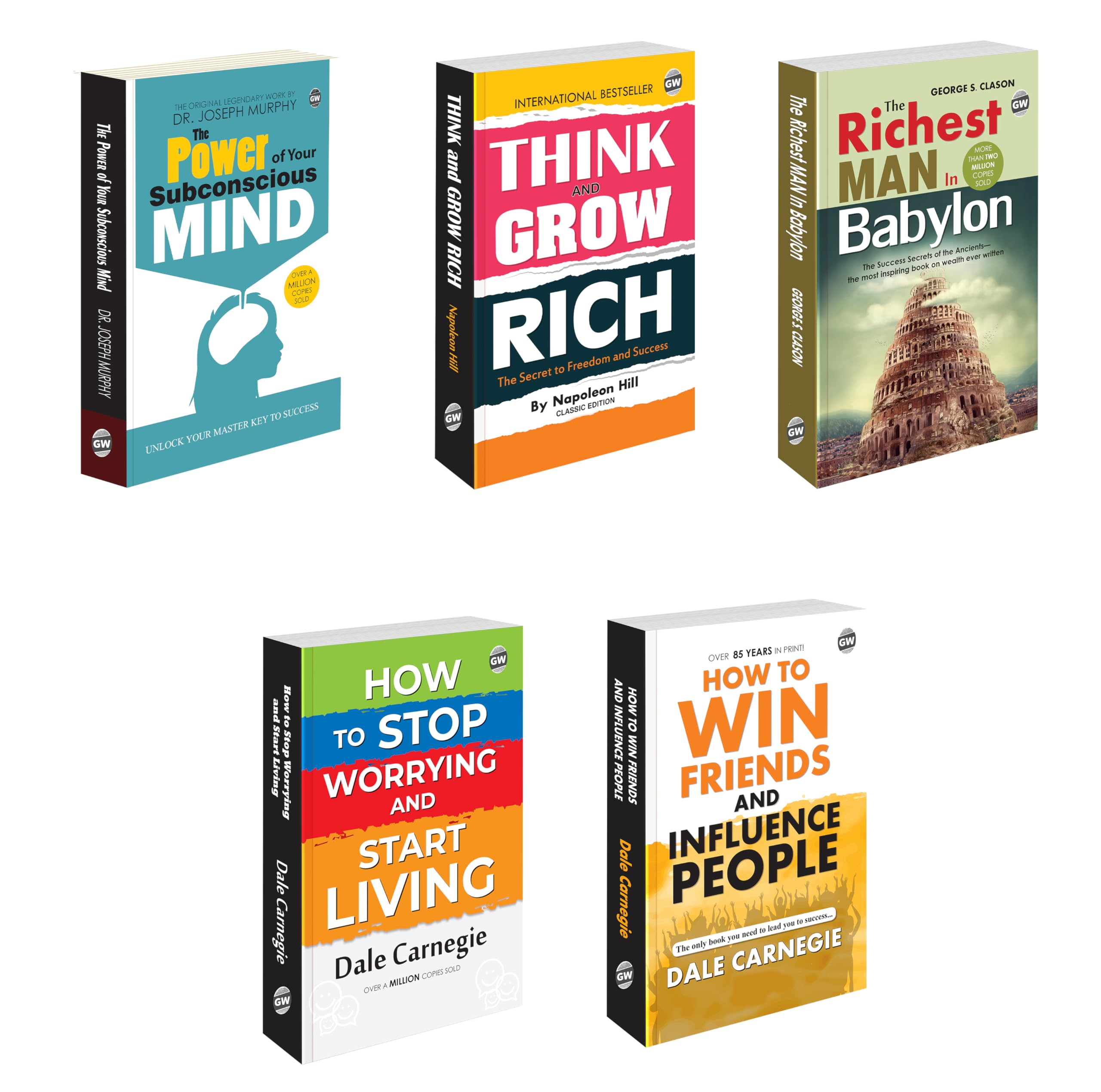 The Power of Your Subconscious Mind, Think & Grow Rich and more : Motivational & SelfHelp Combo, business and finance growth b