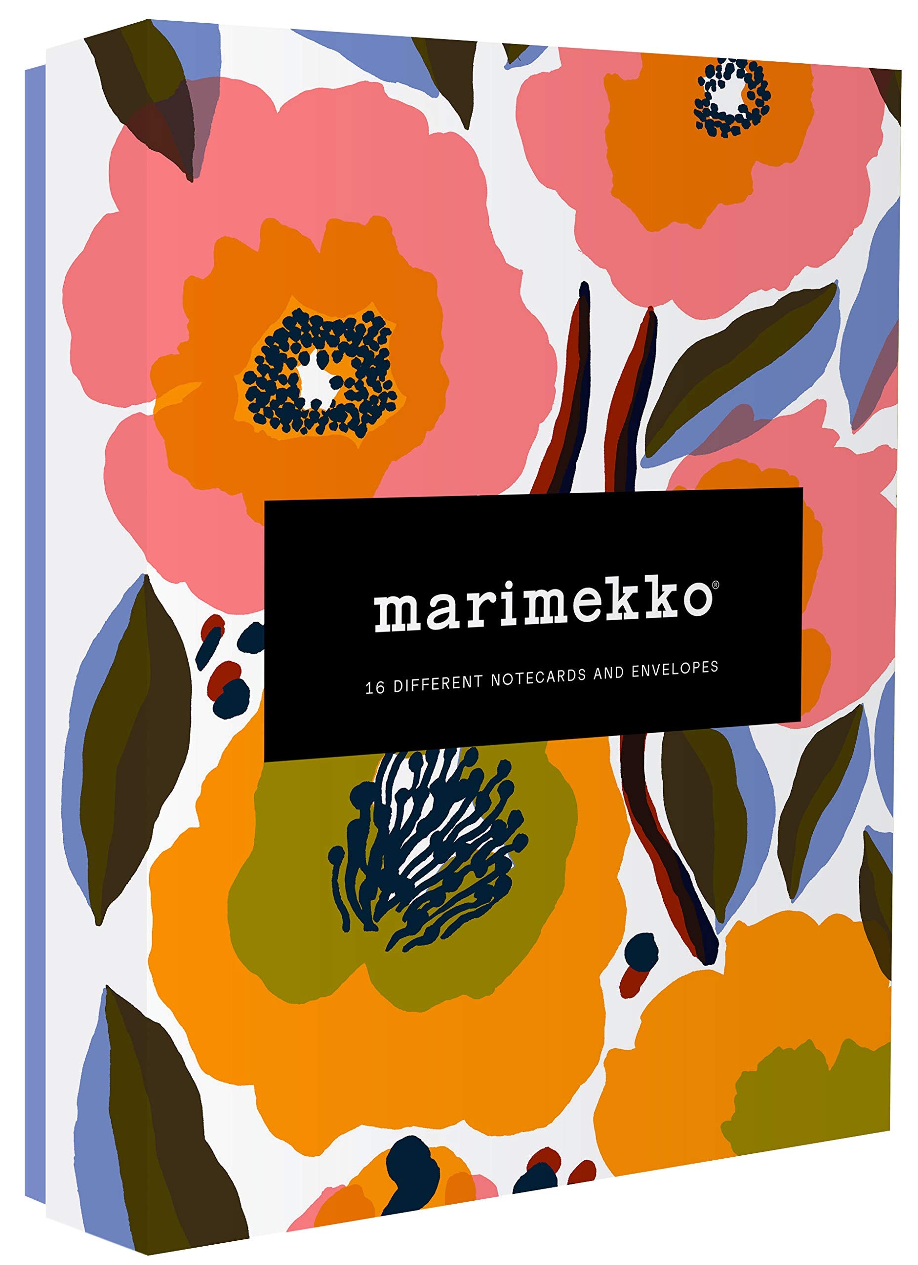Marimekko Kukka Notecards: (Greeting Cards Featuring Scandinavian Design, Colorful Lifestyle Floral Stationery Collection) (Mari