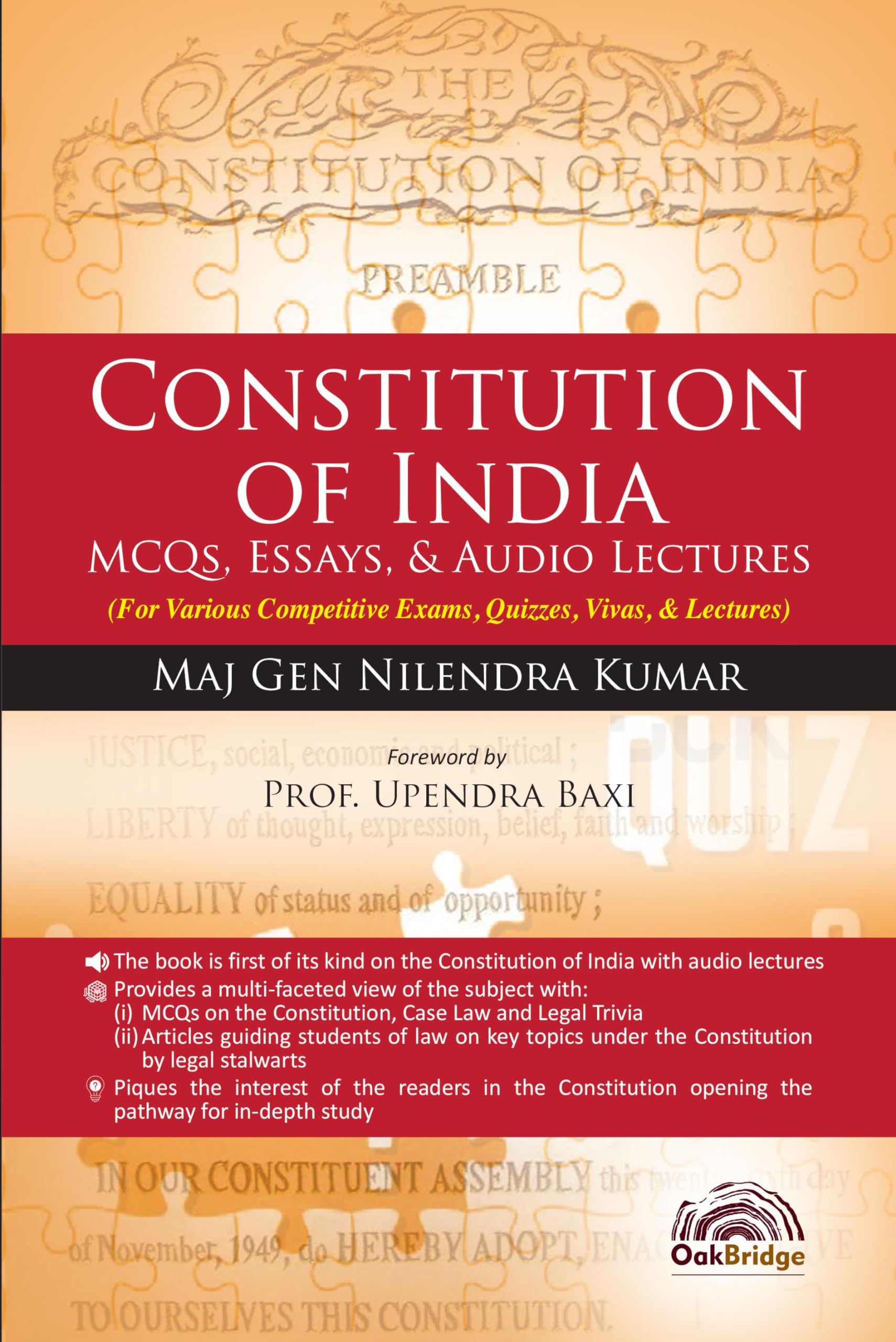 Constitution of India  MCQs, Essays & Lectures