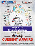 Vision Ias May Month English Medium Current Affairs 2025 Clear Print B/W
