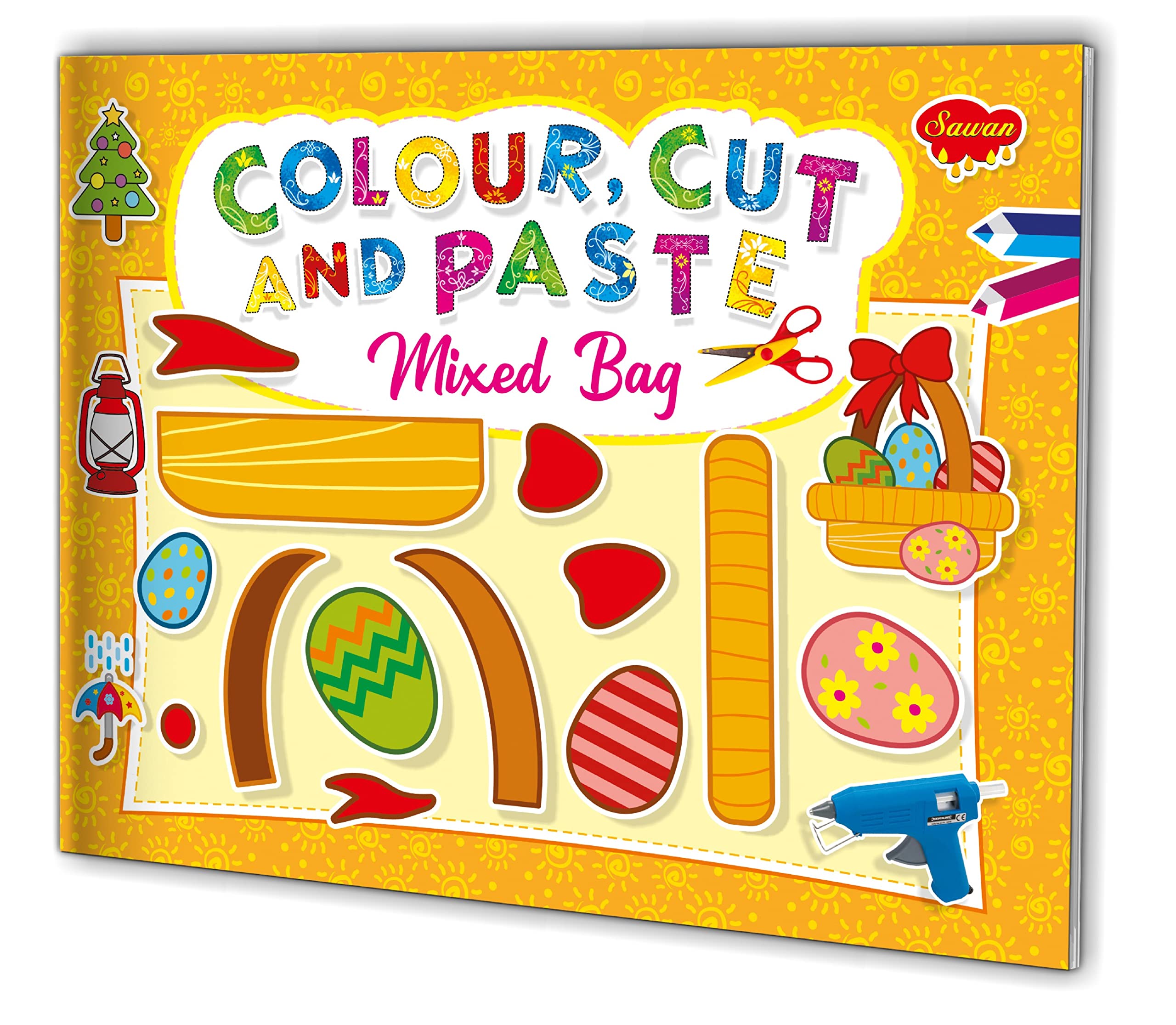MixedBag Colour, Cut And Paste Book by Sawan