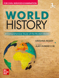 World History, 3E For Upsc Cse Main Exam By Krishna Reddy