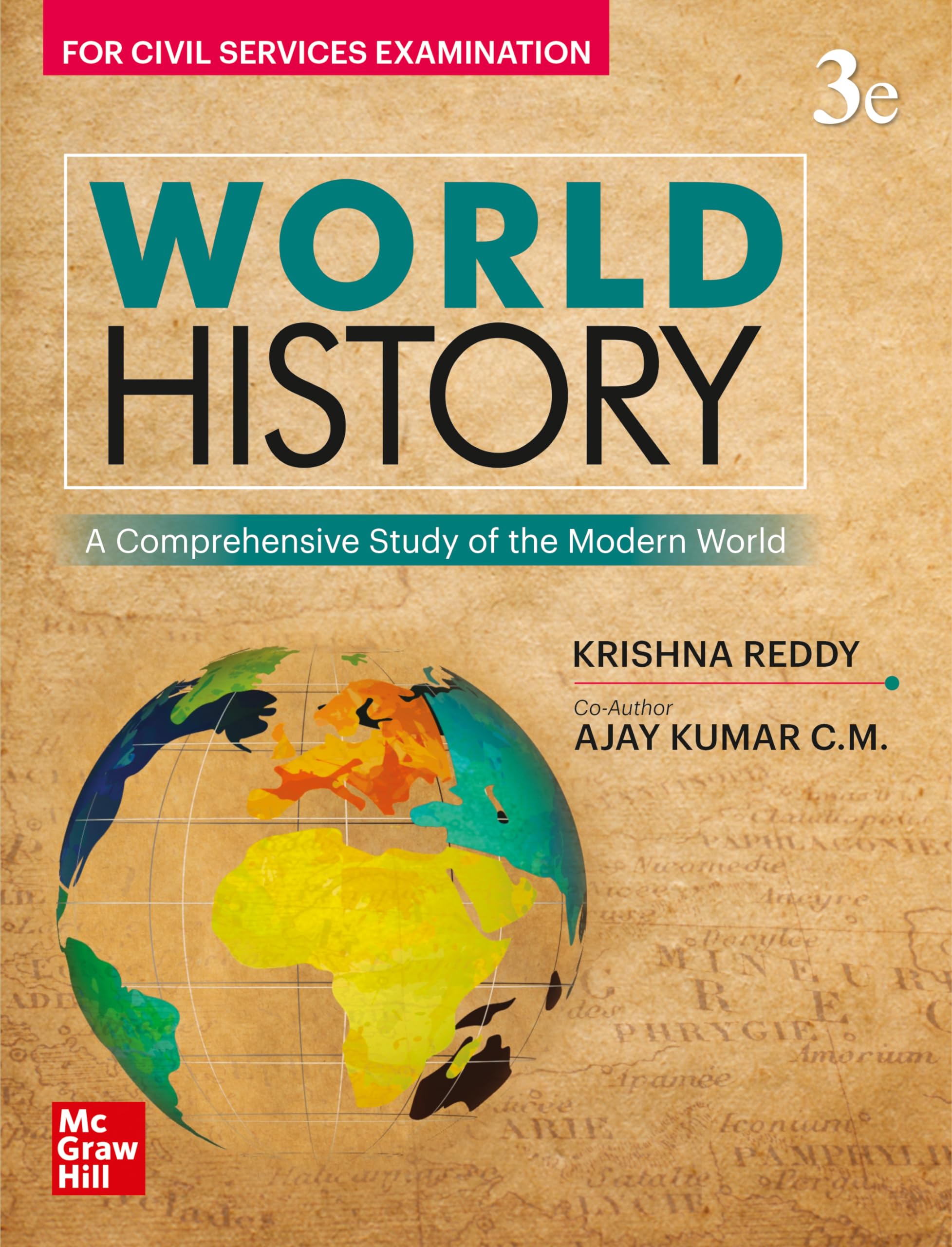 World History, 3E For Upsc Cse Main Exam By Krishna Reddy