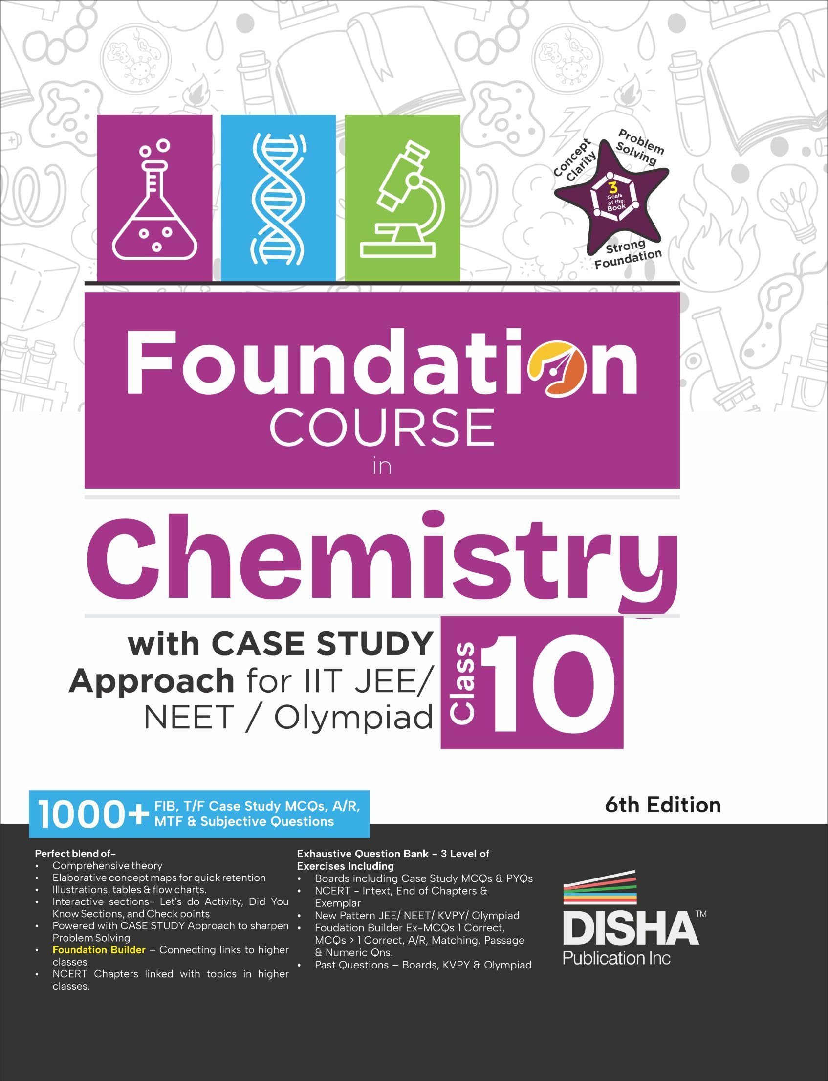 Disha Foundation Course In Chemistry Class 10 With Case Study Approach For Iit Jee/ Neet/ Olympiad  6Th Edition