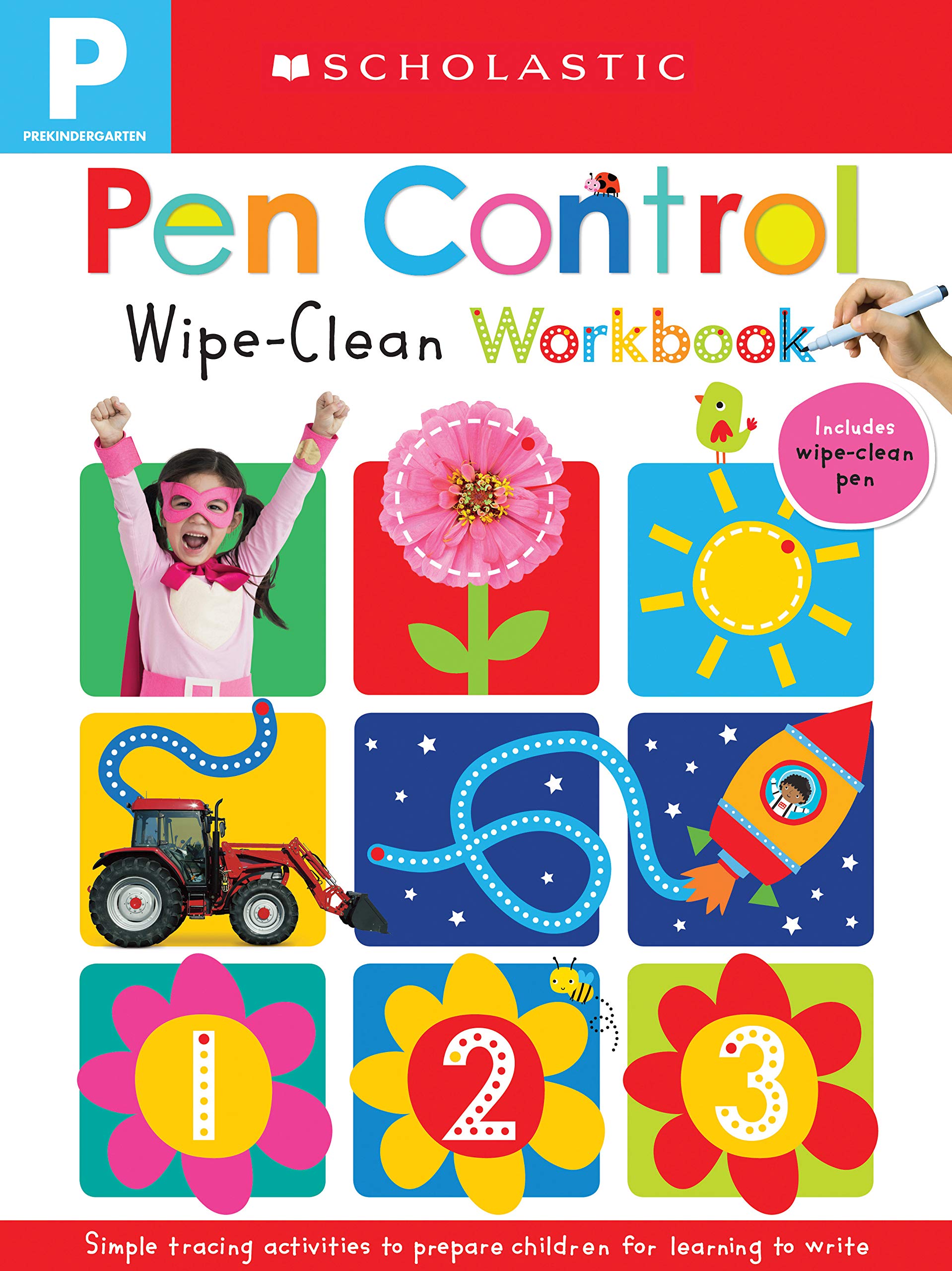 Pen Control: Scholastic Early Learners (WipeClean)