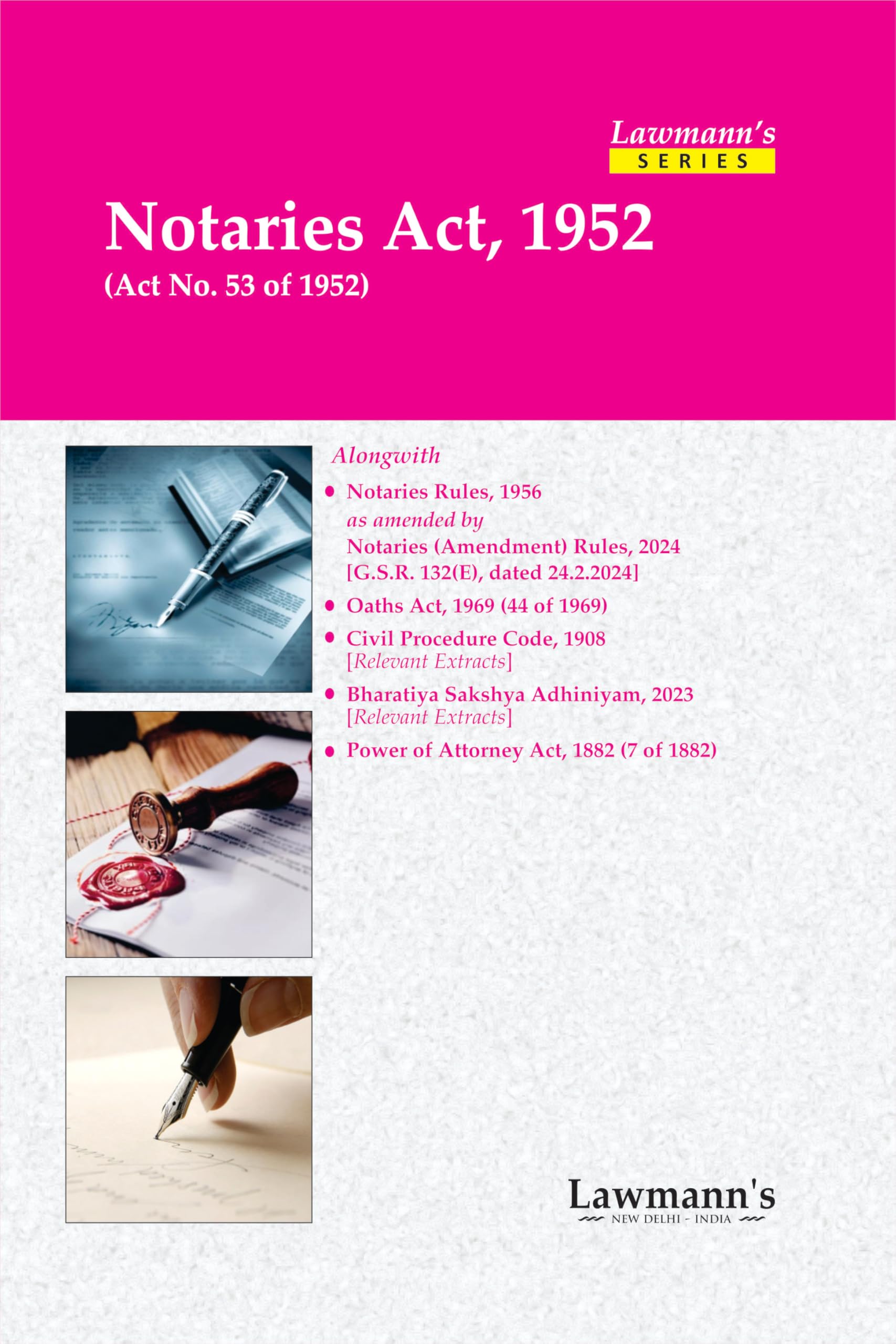Lawmanns Notaries Act, 1952 | Bare Act with Comments