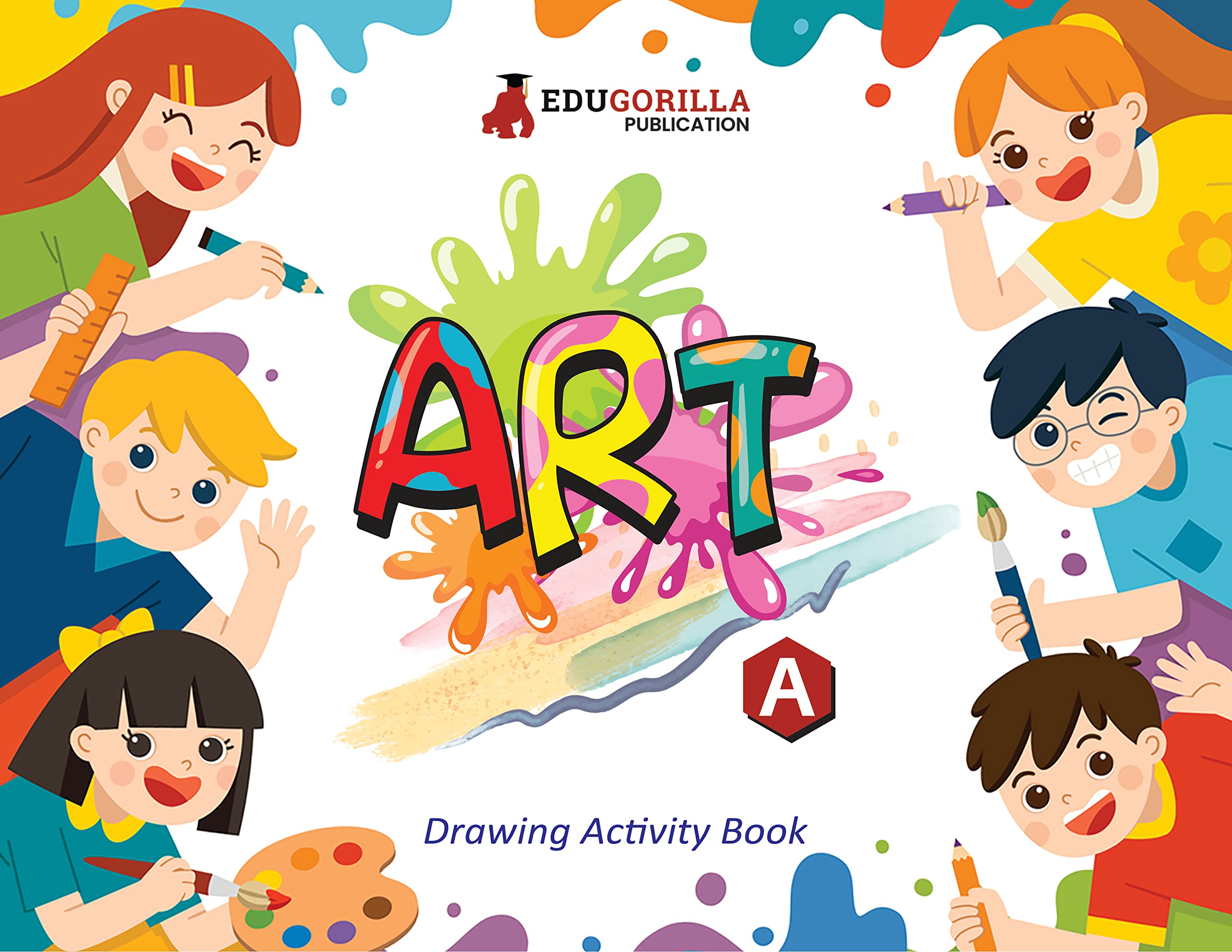 PrePrimary Art (A) Book For Kids | Practice Exercise & Colourful Illustrations For Children