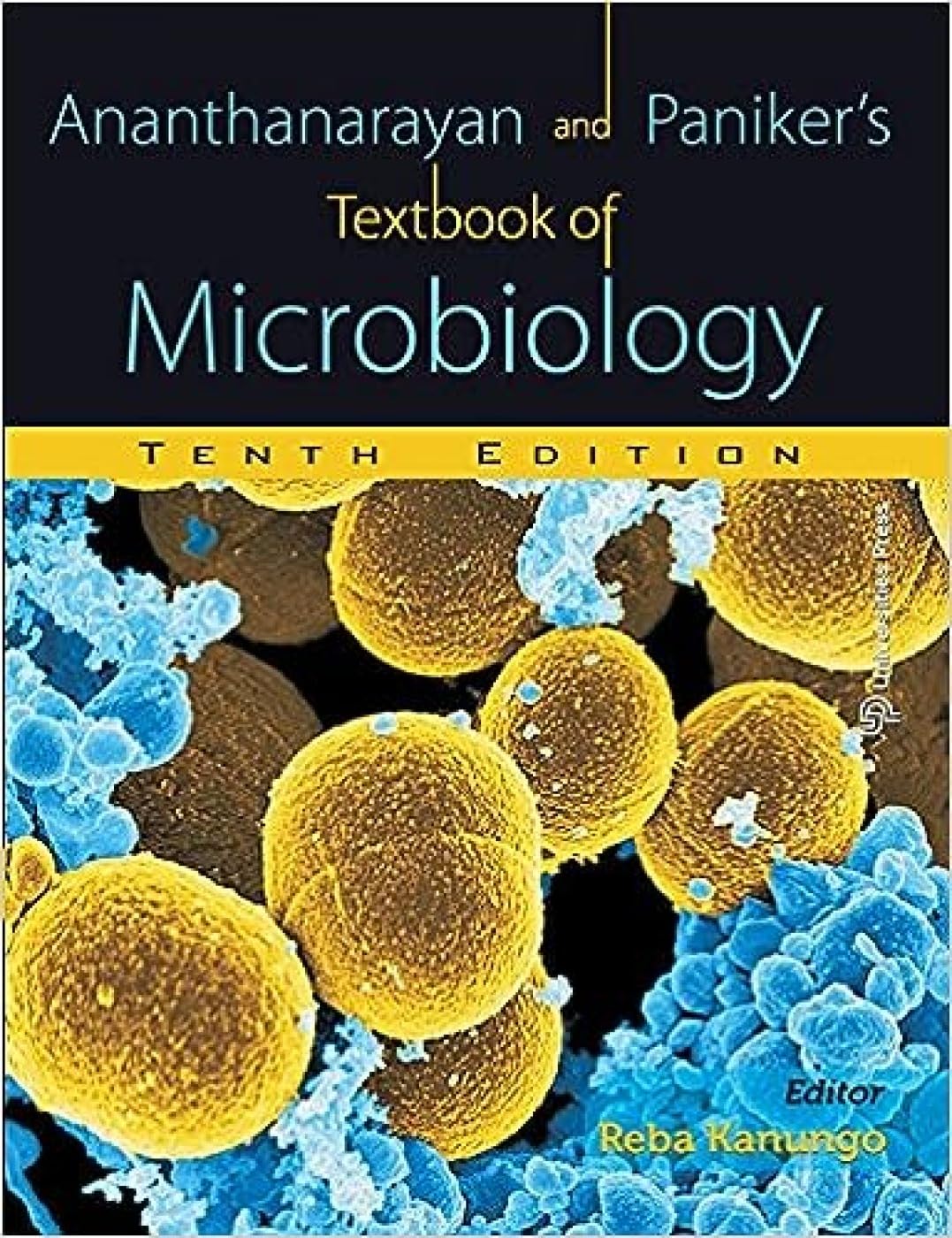 Ananthanarayan and Panikers Textbook of Microbiology Tenth edition with booklet