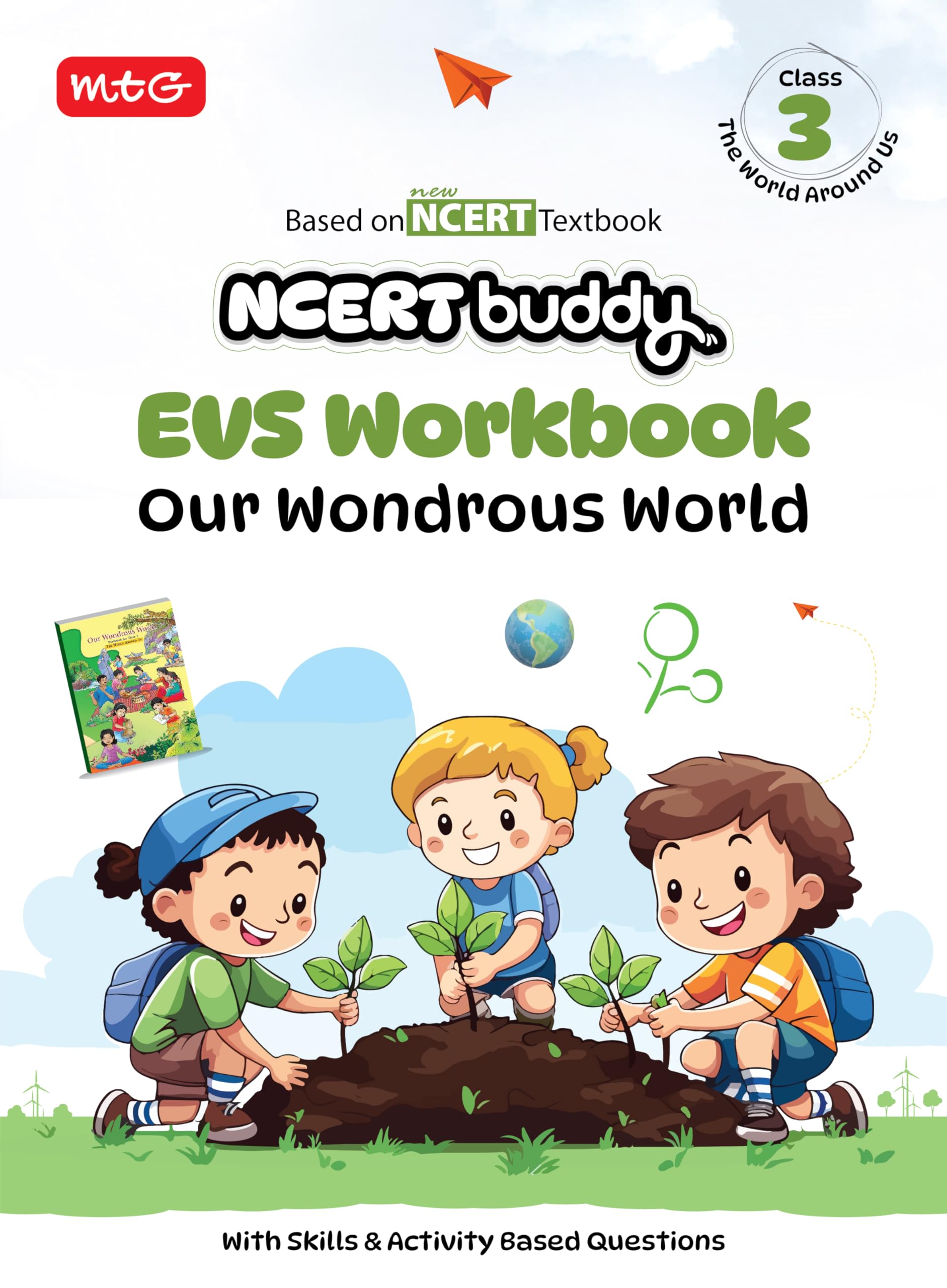 MTG NCERT Buddy EVS Workbook (Our Wondrous World) For Class 3 | NCERT Worksheet | Based on New NCERT Textbook with Skills & Acti