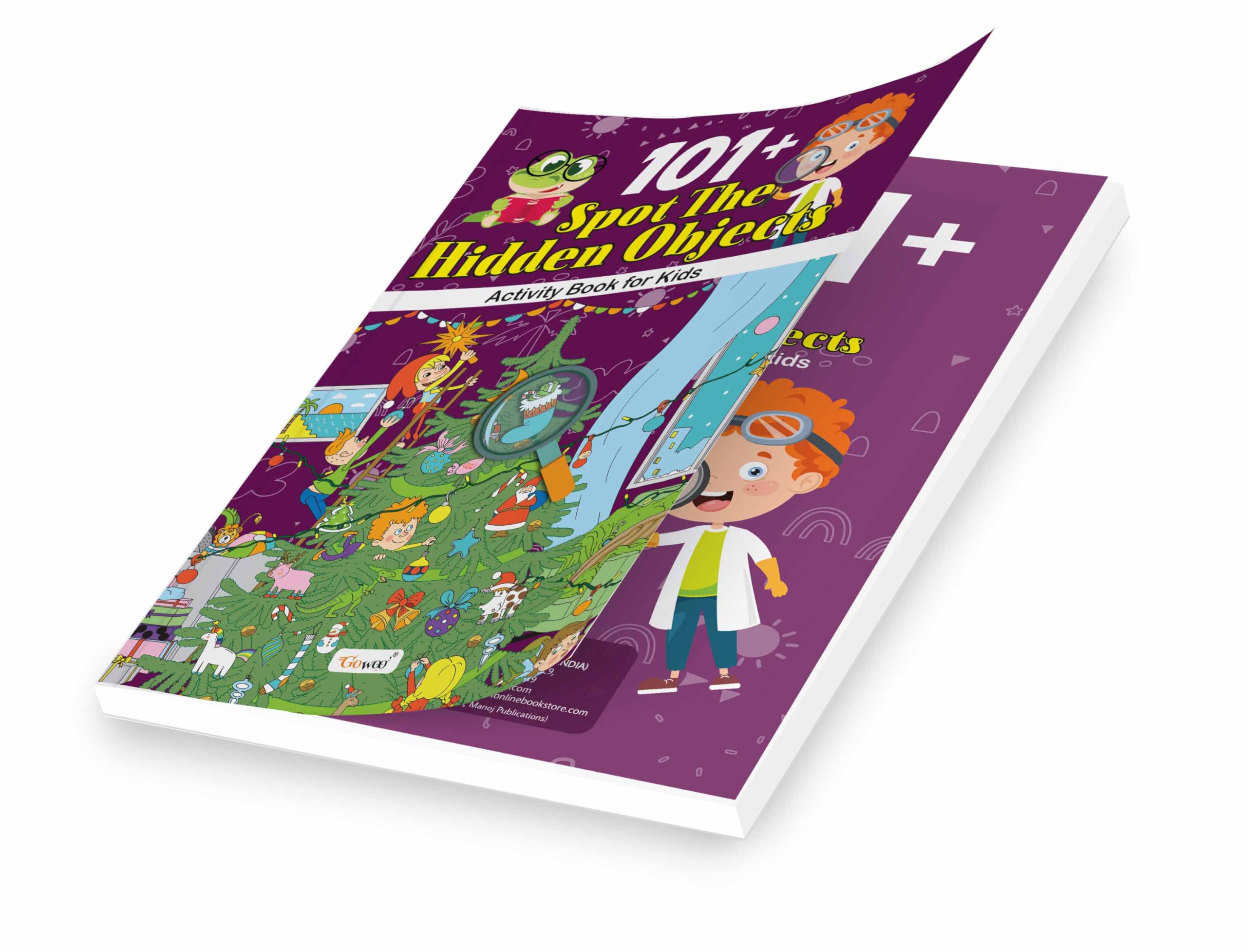 101+ Spot the Hidden Objects Activity Book for Kids : Educational Puzzle Book with Seek and Find Activities, Toddlers activity b