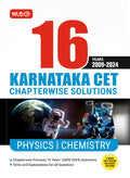 MTG 16 Years Karnataka CET Chapterwise Solutions Physics & Chemistry PYQ Book For 2025 Exam  KCET Previous Year Solved Question