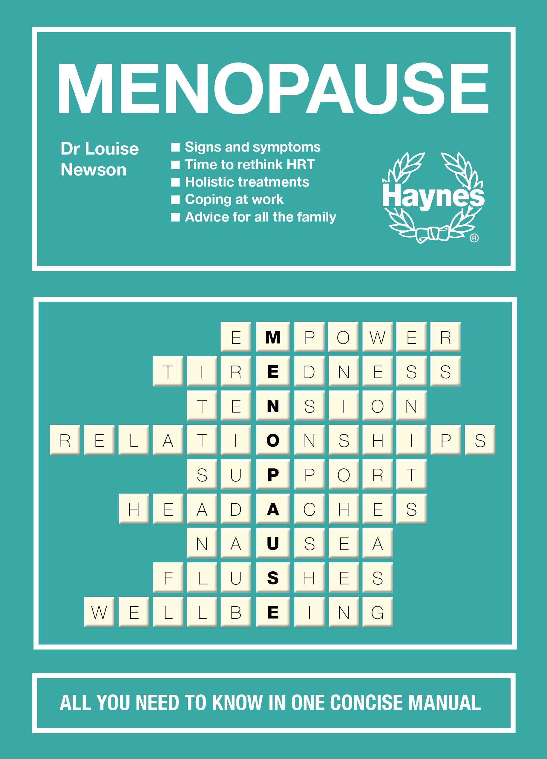 Menopause: All you need to know in one concise manual: Signs and symptoms  Time to rethink HRT  Holistic treatments  Coping a