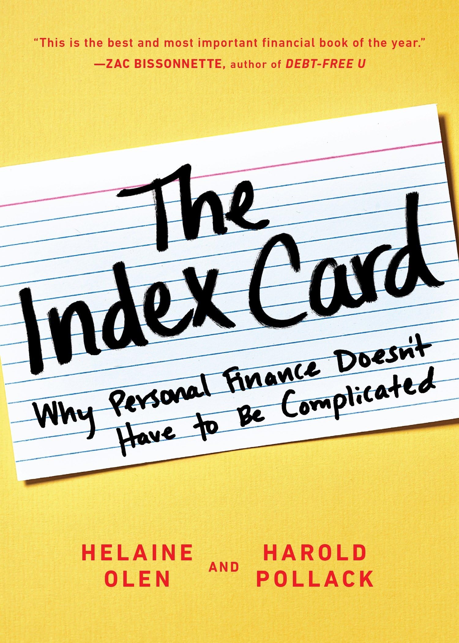 The Index Card: Why Personal Finance Doesnt Have to Be Complicated