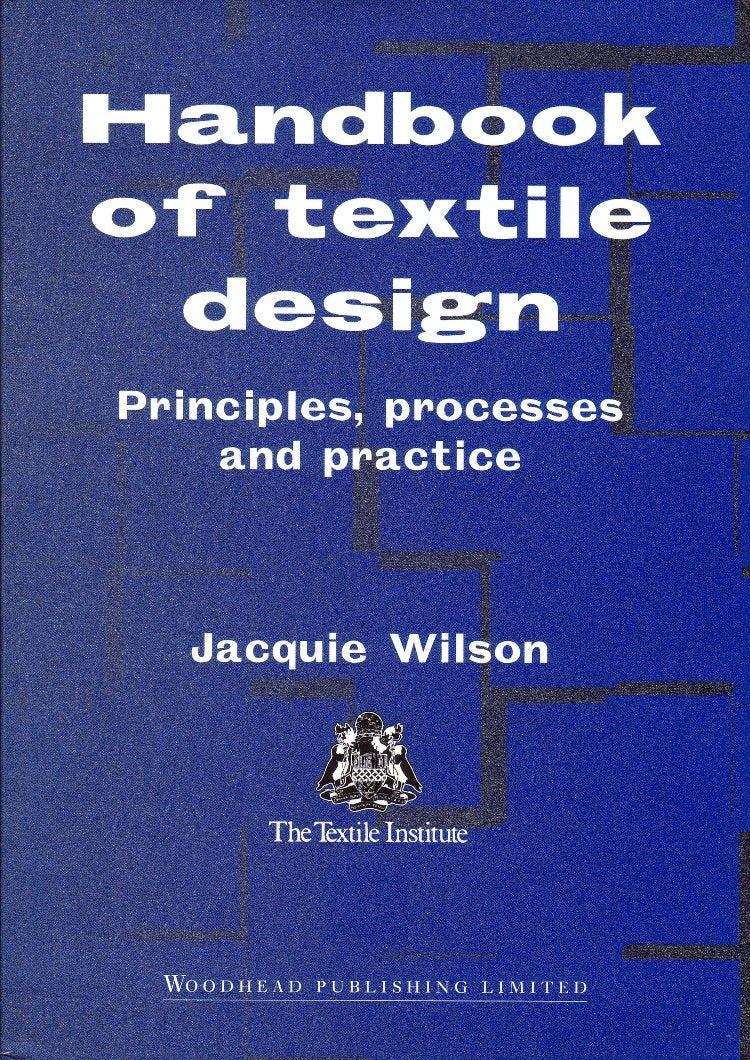 Handbook Of Textile Design Principles Processes And Practice (Pb 2005)