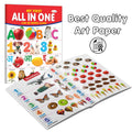 MY FIRST ALL IN ONE (CAN BE WIPE CLEAN) : (Waterproof, DustResistant, Big Fonts, Hard Laminated, Realistic Pictures, Tear Resis